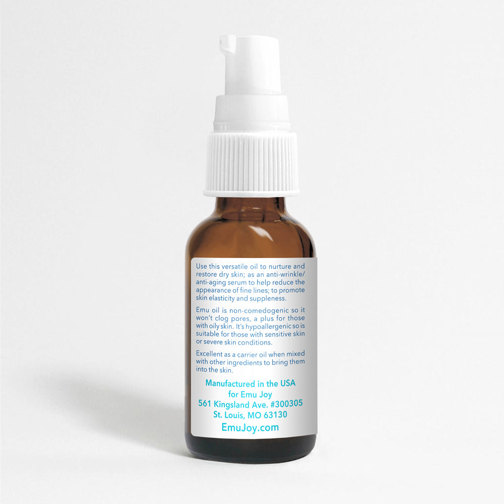 EMU JOY PURE EMU OIL – Natural Elegance and Organic Healing REDEFINED!