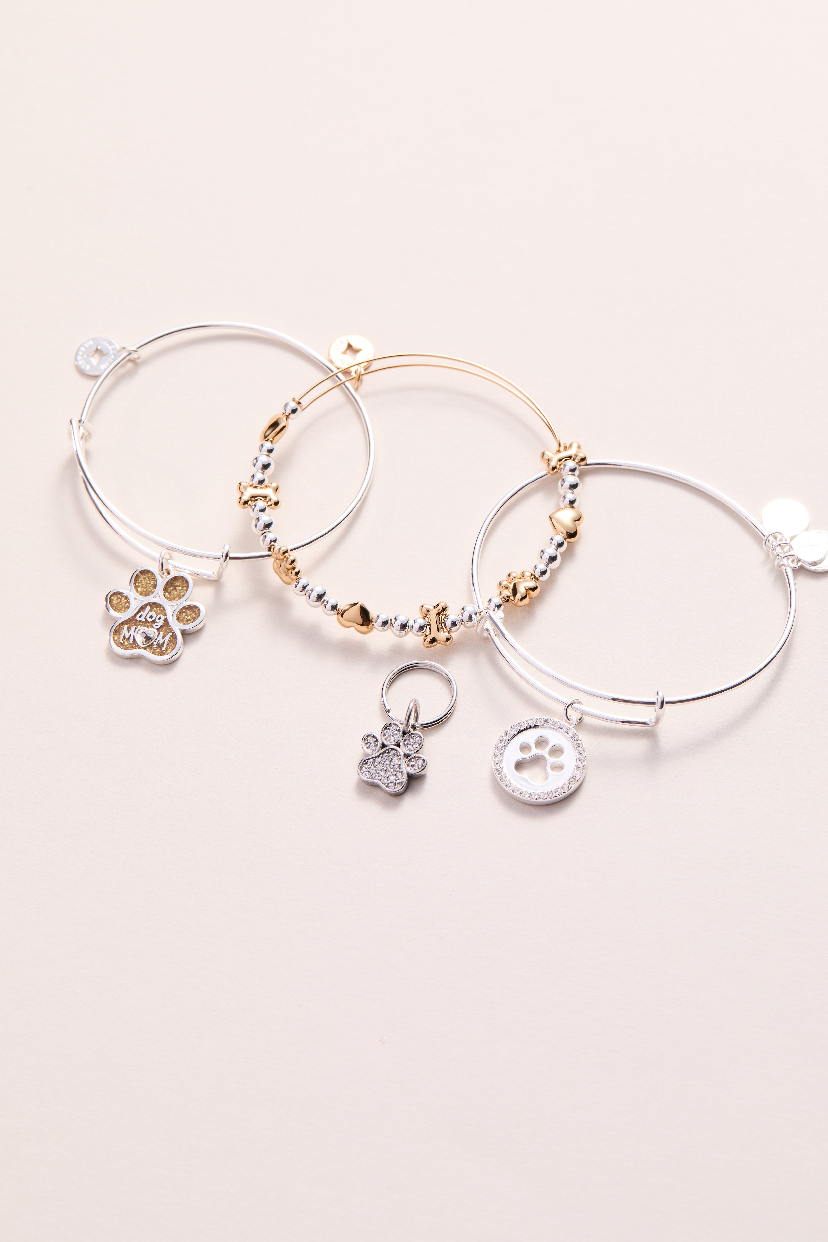Dog Mom Charm Bangle